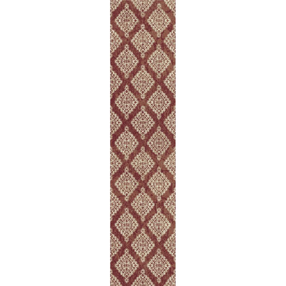Dynamic Rugs 985015-619 Melody 2.2 Ft. X 10.10 Ft. Finished Runner Rug in Terracotta